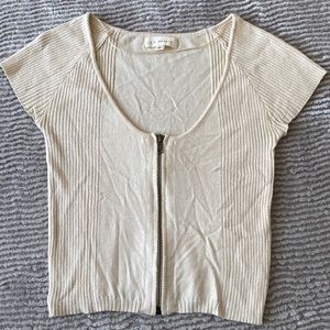 Cream colored soft shirt